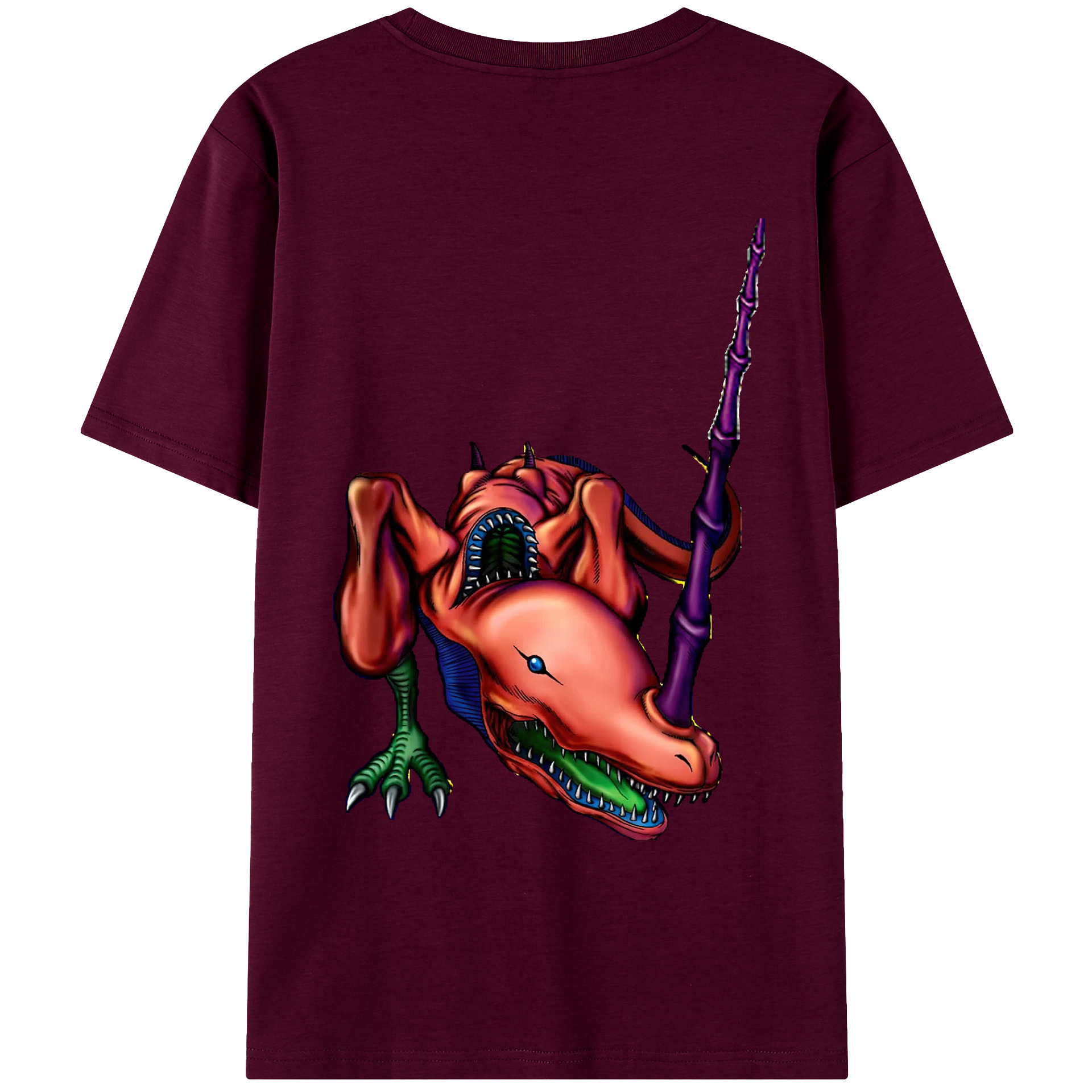 遊☆戯☆王 Yu-Gi-Oh! レディース半袖Tシャツ(バックプリント)
